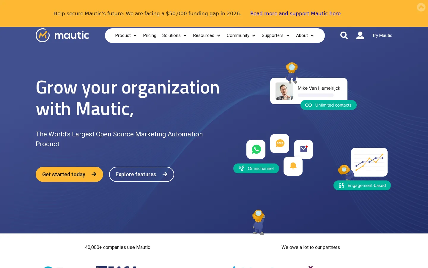 Mautic Community website