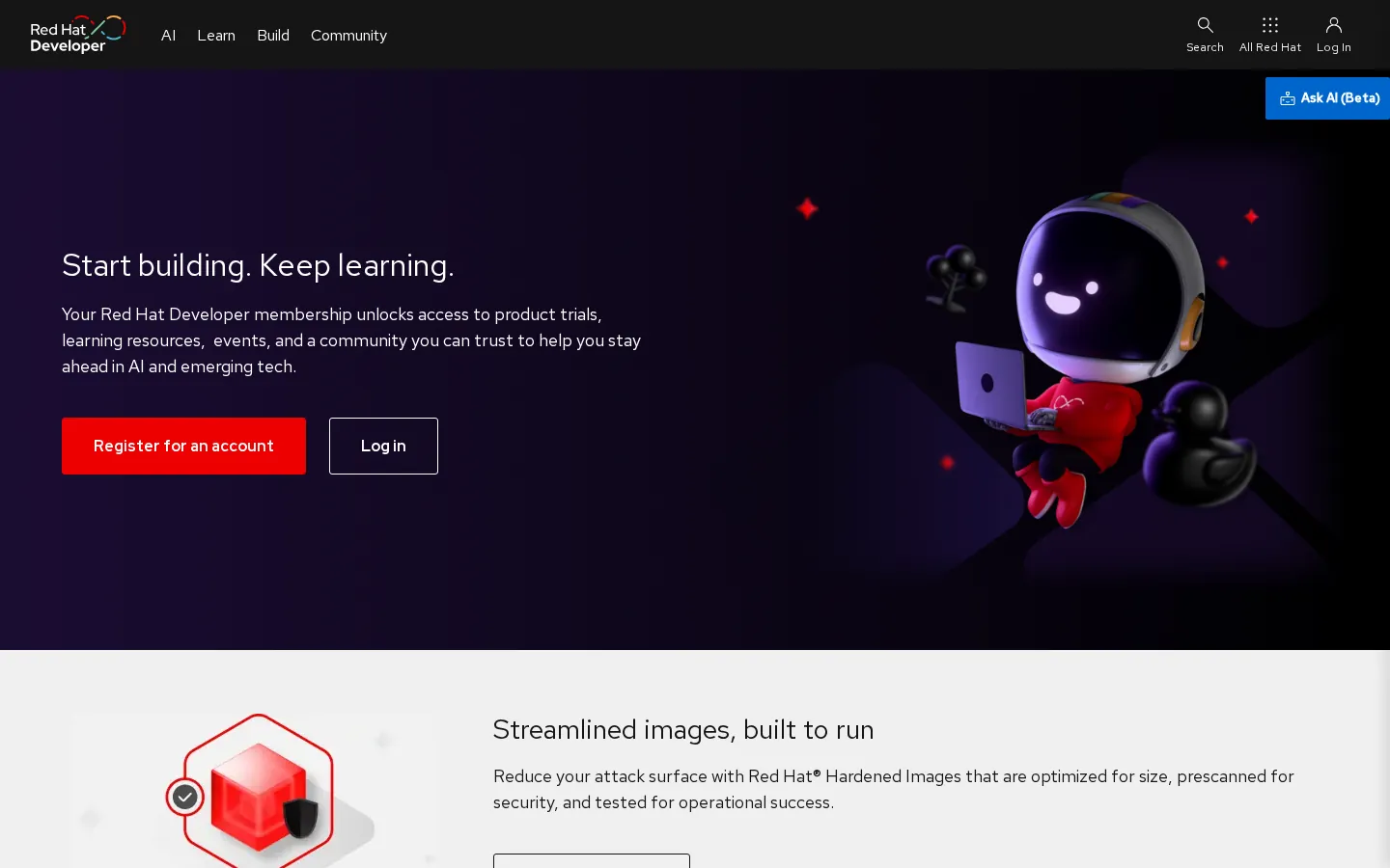 Red Hat website