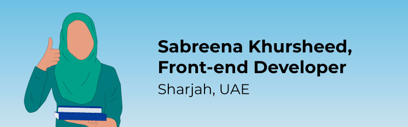 Sabreena-Khursheed-Front-end-Developer