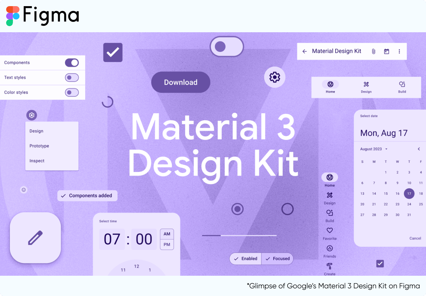 Google Material 3 Design Kit
