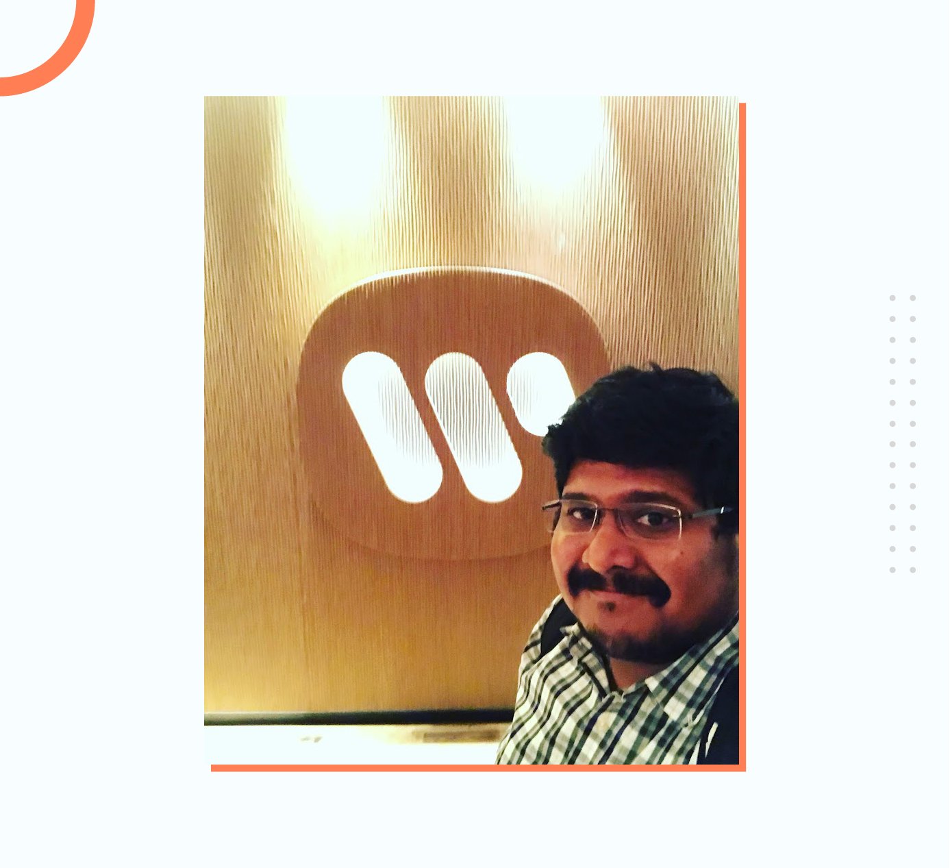 Vivek in Warner Music headquarters