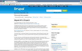 Migrate API in Drupal 8