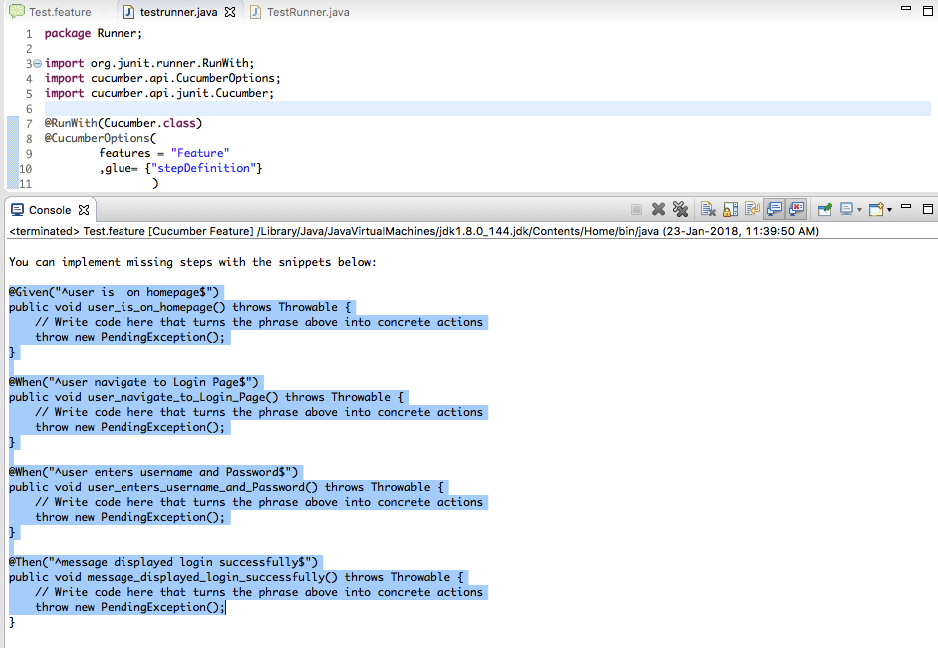 Selenium with Cucumber Maven Setup Axelerant