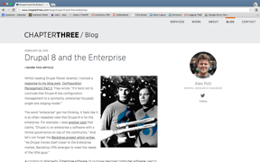 Drupal 8 And The Enterprise