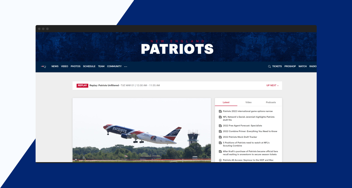 Patriots Why Choose Drupal As a Sports CMS