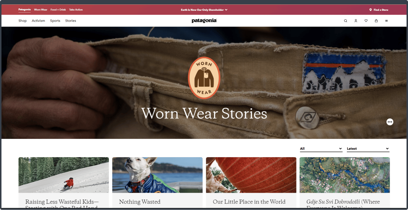 Patagonia Worn Wear Stories