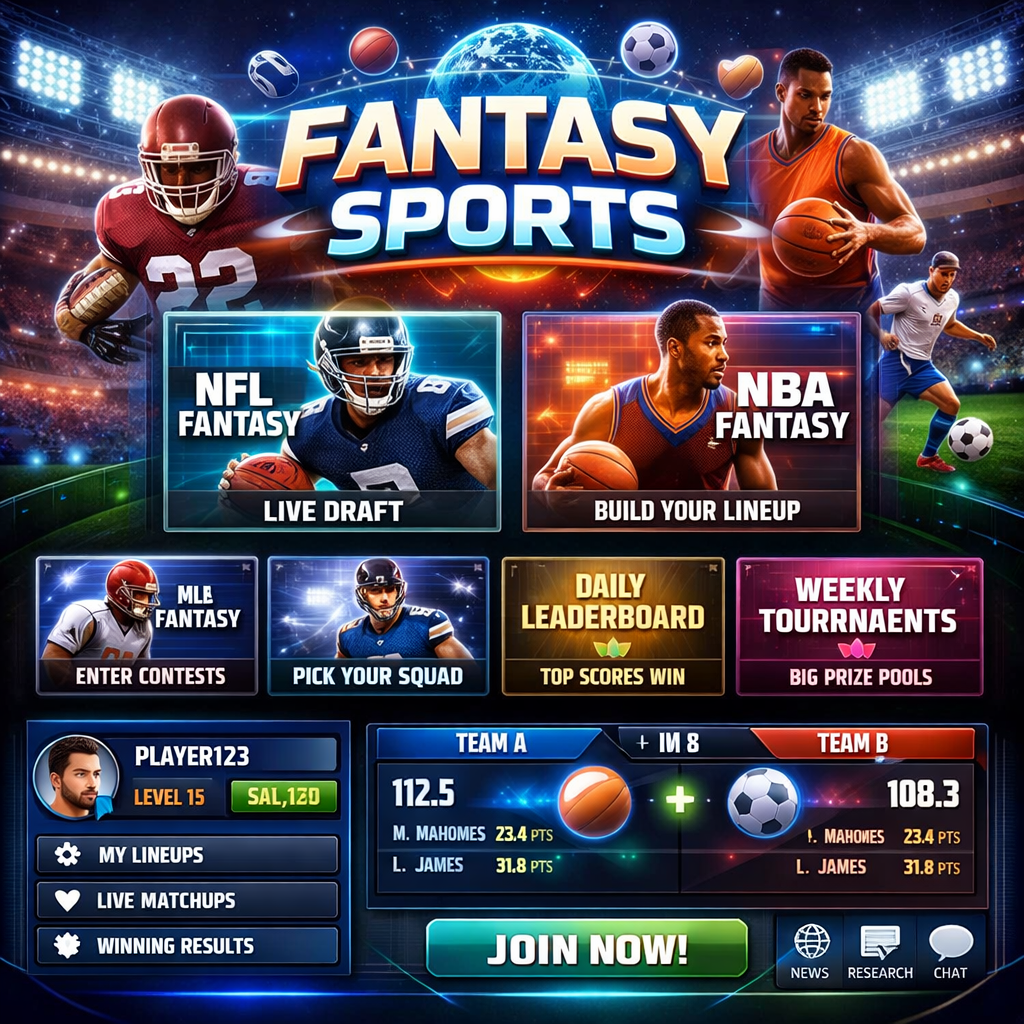Sports fantasy digital platform-1