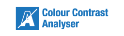 The Colour Contrast Analyser (CCA) logo