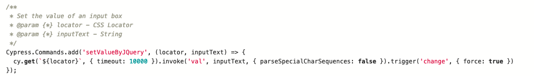 cypress with Drupal lines of code