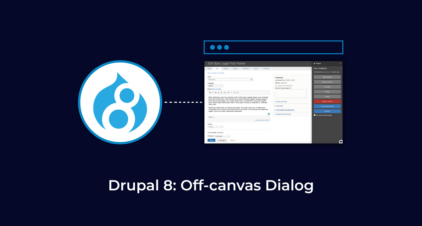 All New Content Authoring Experience With Drupal 8.5