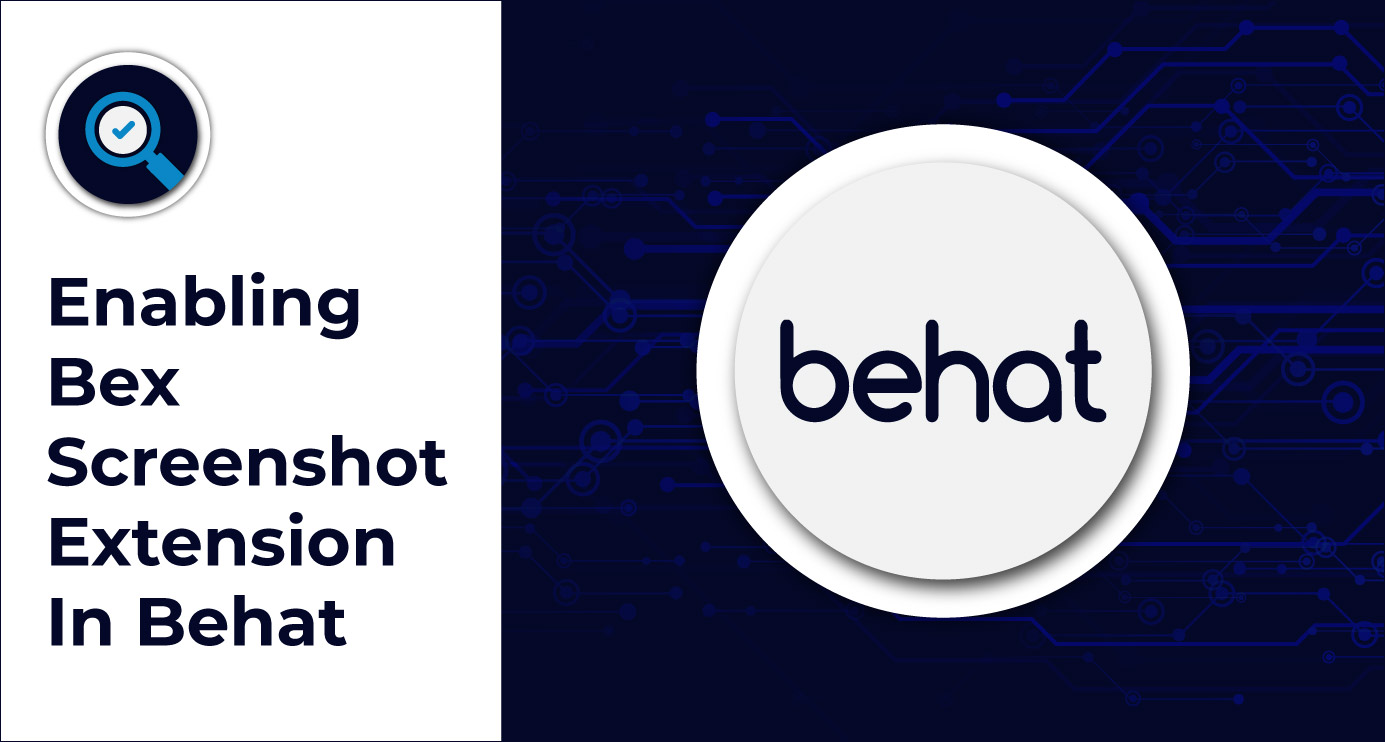 Enabling Bex Screenshot extension In Behat