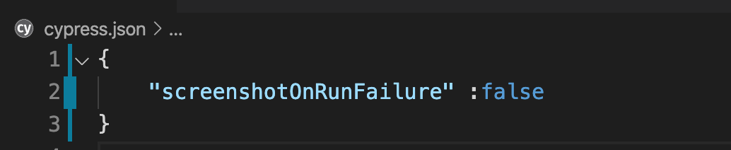 screenshotonrunfailure code