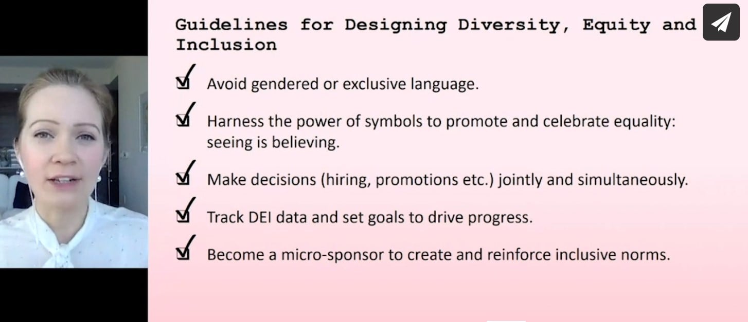 guidelines for designing diversity, equity and inclusion