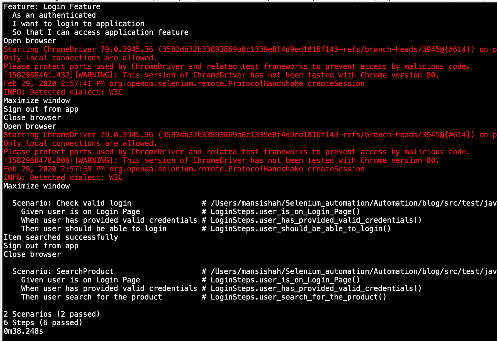 Cucumber Hooks - Output - Priority Hooks